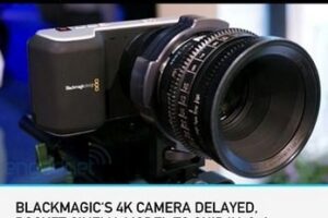 Blackmagic’s 4K camera delayed, Pocket Cinema model to ship soon!