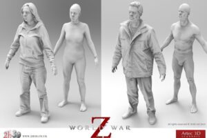 3D bringing to life a world-wide zombie invasion!