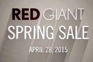 Red Giant’s 25% Off Spring Sale