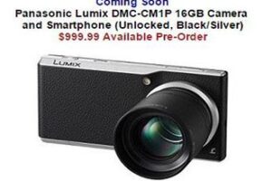 PRE-ORDER: Panasonic Lumix DMC-CM1P 16GB 4K Camera and Smartphone