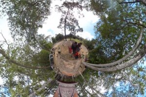 Your Daily 360 VR Fix: Riding to Bayon Temple Little Planet Style