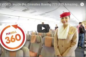 Your Daily Explore 360 VR Fix: 360 VIDEO: Inside the Emirates Boeing 777-300 Amazing Luxury Jet Airliner