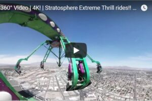 Your Daily Explore 360 VR Fix: VR 360° Video Stratosphere Extreme Thrill rides!! Las Vegas, Nevada, USA
