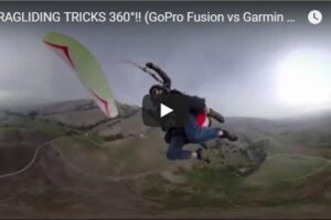 Your Daily Explore 360 VR Fix: PARAGLIDING TRICKS 360°!! (GoPro Fusion vs Garmin Virb)