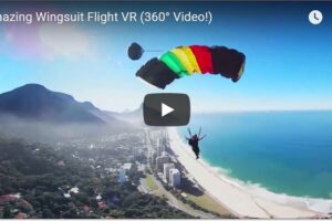 Your Daily Explore 360 VR Fix: Amazing Wingsuit Flight VR (360° Video!)