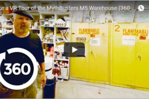 Your Daily Explore 360 VR Fix: Take a VR Tour of the MythBusters M5 Warehouse (360 Video)