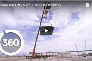 Your Daily Explore 360 VR Fix: Vacuum Car Lift | MythBusters (360 Video)