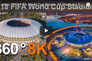 Your Daily Explore 360 VR Fix:360 video, 2018 FIFA World Cup Russia. All Stadiums from drone