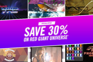 Today’s 360 VR Buzz: 30% Off Sale for Two Weeks on Red Giant Universe