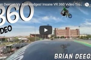Your Daily Explore 360 VR Fix: Brian Deegan Vs Axel Hodges! Insane VR 360 Video Truck Jump at Monster Cup!