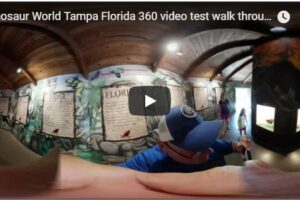 Your Daily Explore 360 VR Fix: Dinosaur World Tampa Florida 360 video test walk through