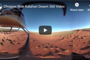 Your Daily Explore 360 VR Fix: Chopper Ride Kalahari Desert 360 Video