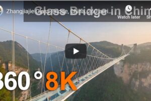 Your Daily Explore 360 VR Fix: Zhangjiajie Glass Bridge, China. 360 aerial video in 8K