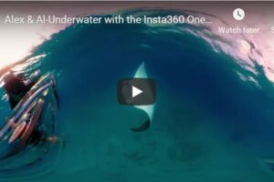 Your Daily VR180/ 360 VR Fix: Alex & Al-Underwater with the Insta360 One X First Dive Video