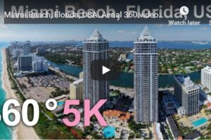 Your Daily VR180/ 360 VR Fix: Miami Beach, Florida, USA. Aerial 360 video in 5K