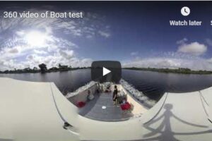 Your Daily VR180/ 360 VR Fix: 360 video of Boat test
