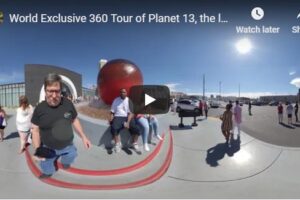 Your Daily VR180/ 360 VR Fix: World Exclusive 360 Tour of Planet 13, the largest cannabis dispensary on the planet. Part Three…