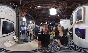 Your Daily VR180/ 360 VR Fix: Meural-Bring Art to Life at AT&T Shape 5G Event