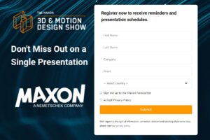 Maxon Announces Three-Day April 3D & Motion Design Show