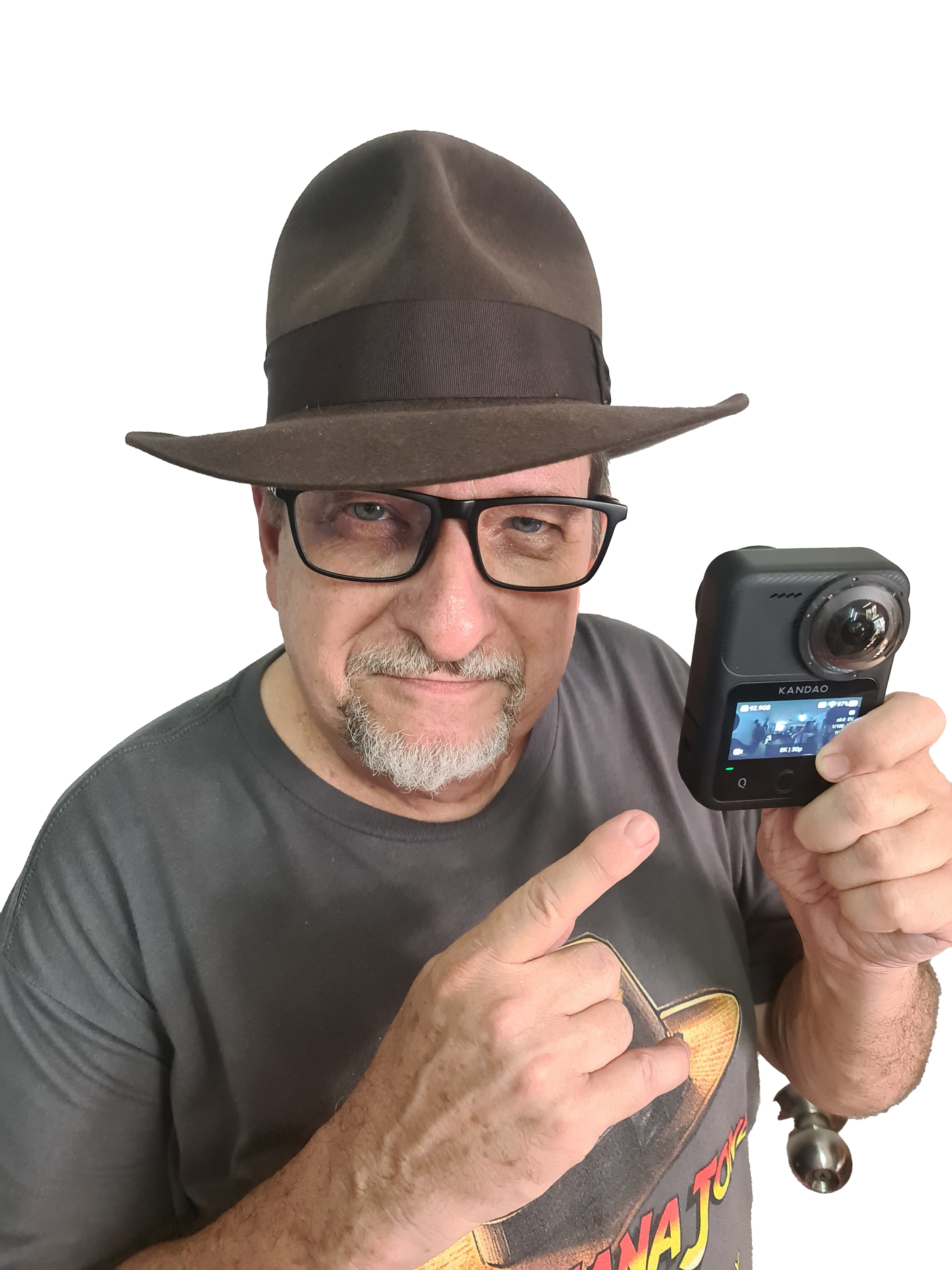 Al Caudullo with his Kandao Qoocam 3 Ultra