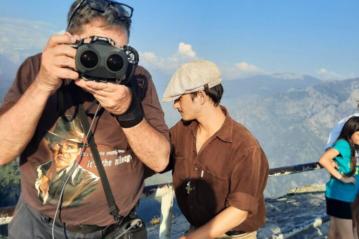 Al at 6700 feet at Sequoia National Park, Moro Rock Trail