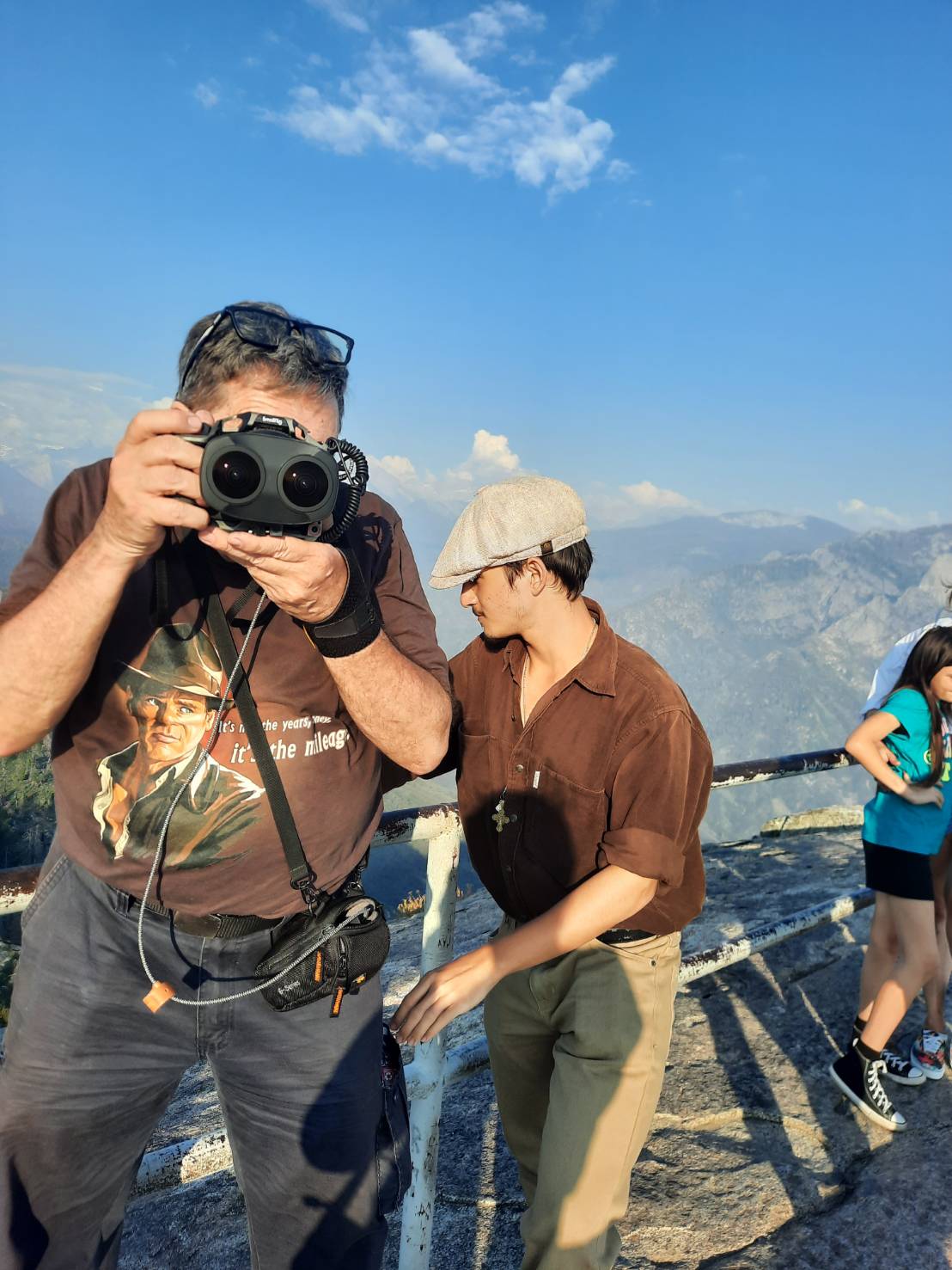 Al at 6700 feet at Sequoia National Park, Moro Rock Trail