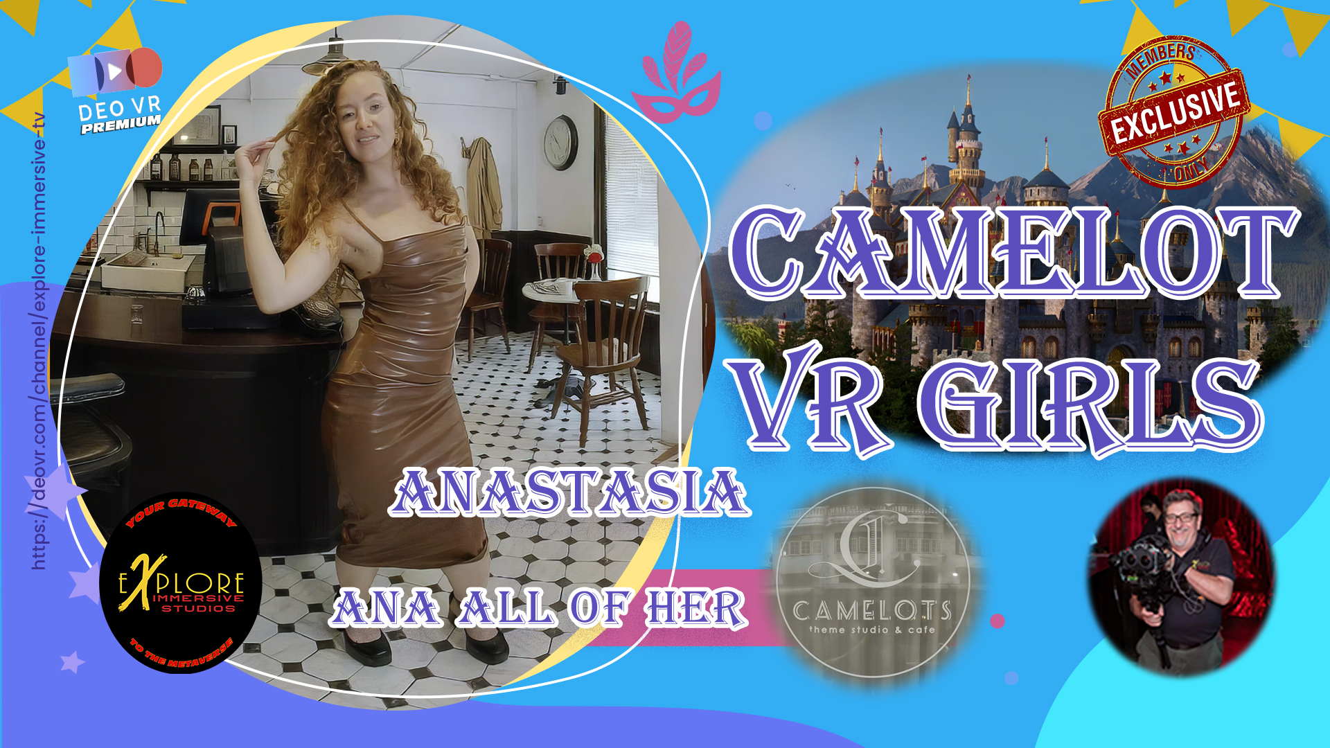 All of Anastasia Camelot VR Girl - All of Anastasia Camelot VR Girl. A combination of all Anastasia VR Videos #VR #Sexy #Dance #Music #Girls