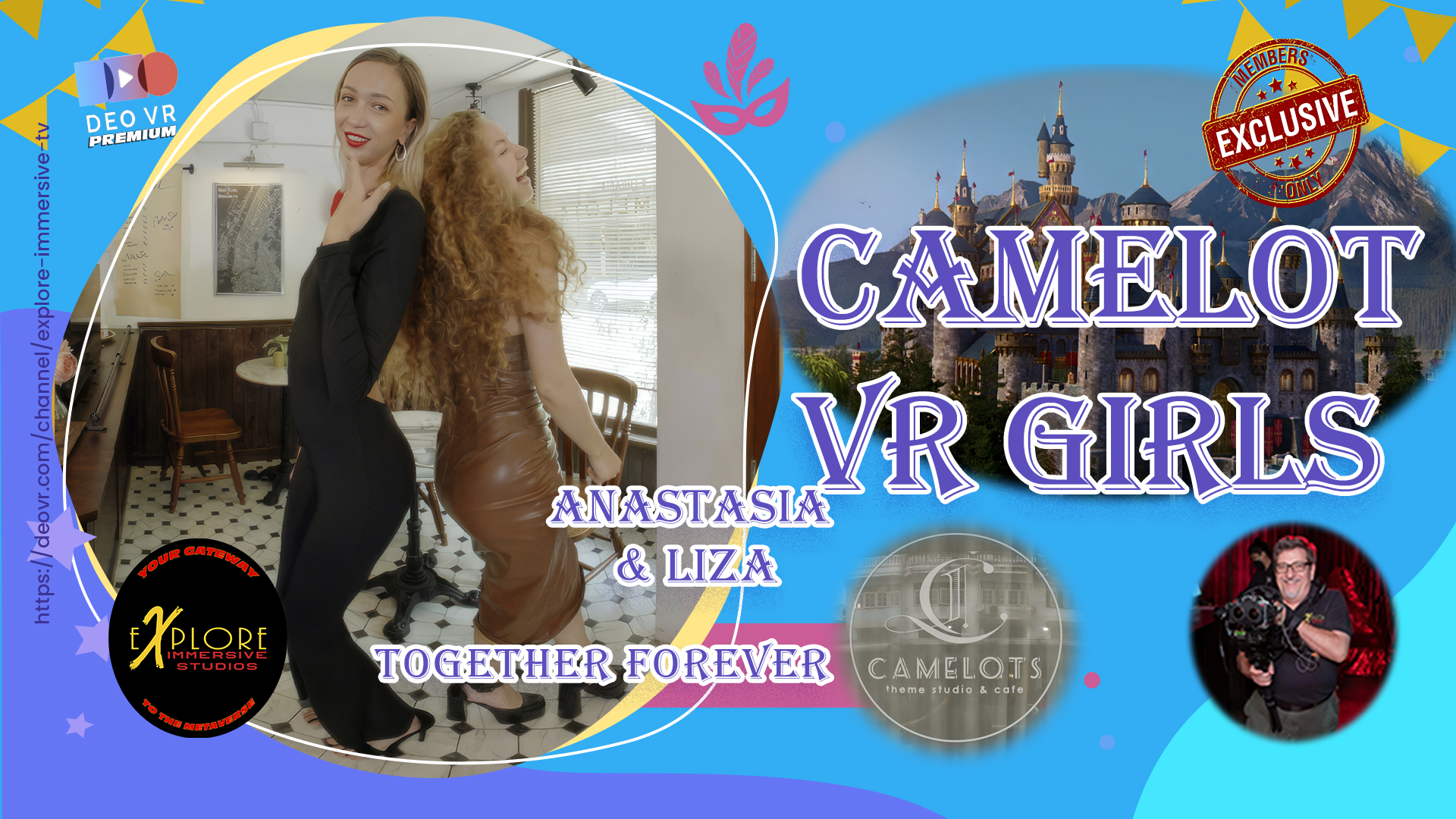 All of Liza and Anastasia VR Camelot Girls - All of Liza and Anastasia VR Camelot Girls. Here is all of their combo videos together. #VR #Sexy #Dance #Music #Girls
