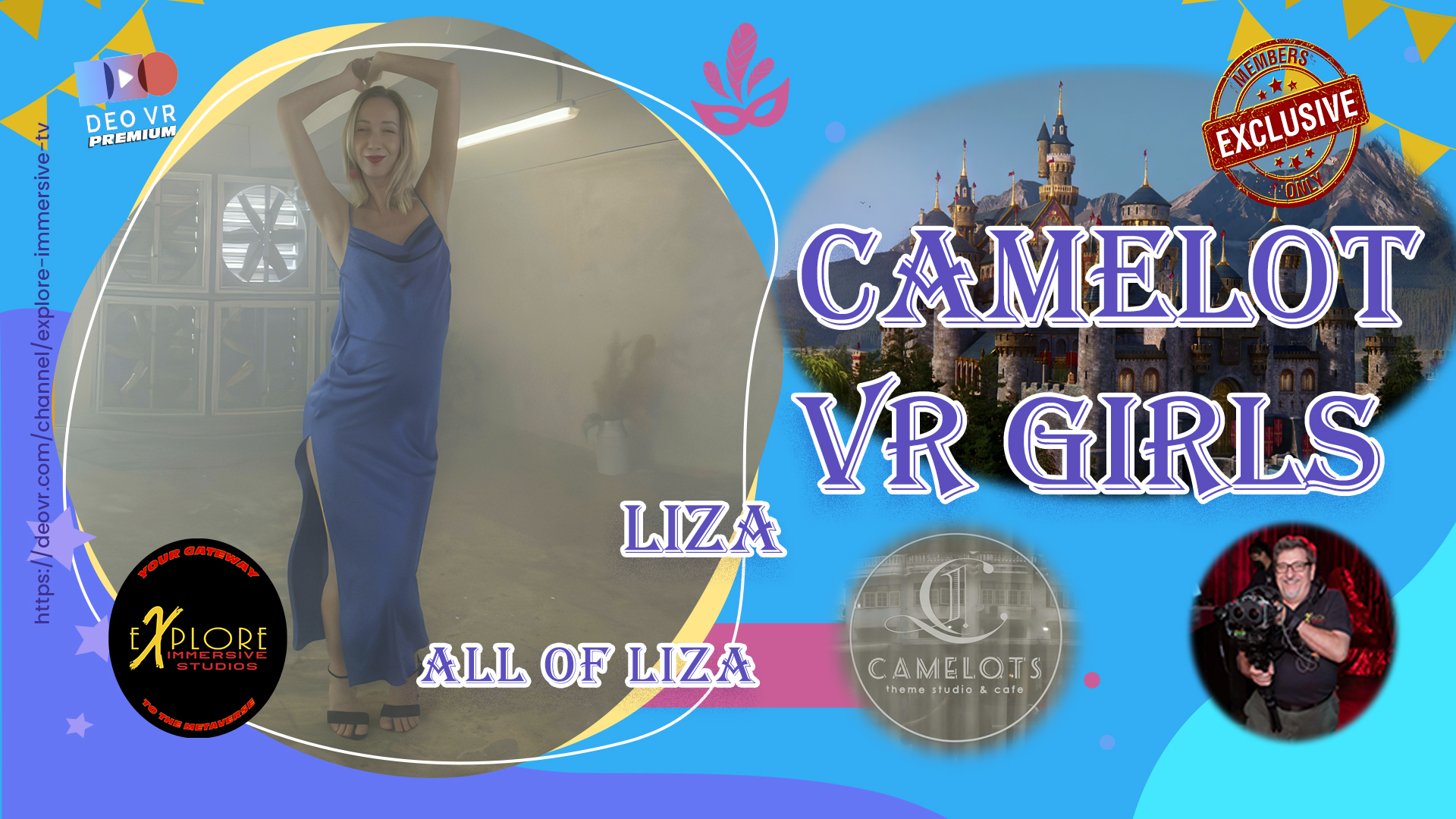 All of Camelot VR Girl Liza - All of Camelot VR Girl Liza in one combined video. #VR #Sexy #Dance #Music #Girls
