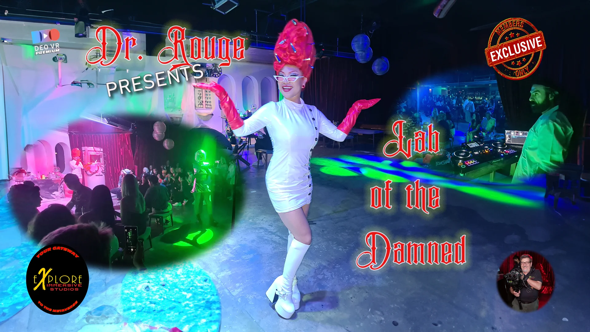 Dr Rouge Invites You To The Lab of the Damned - This is a Halloween Party that you will never forget!