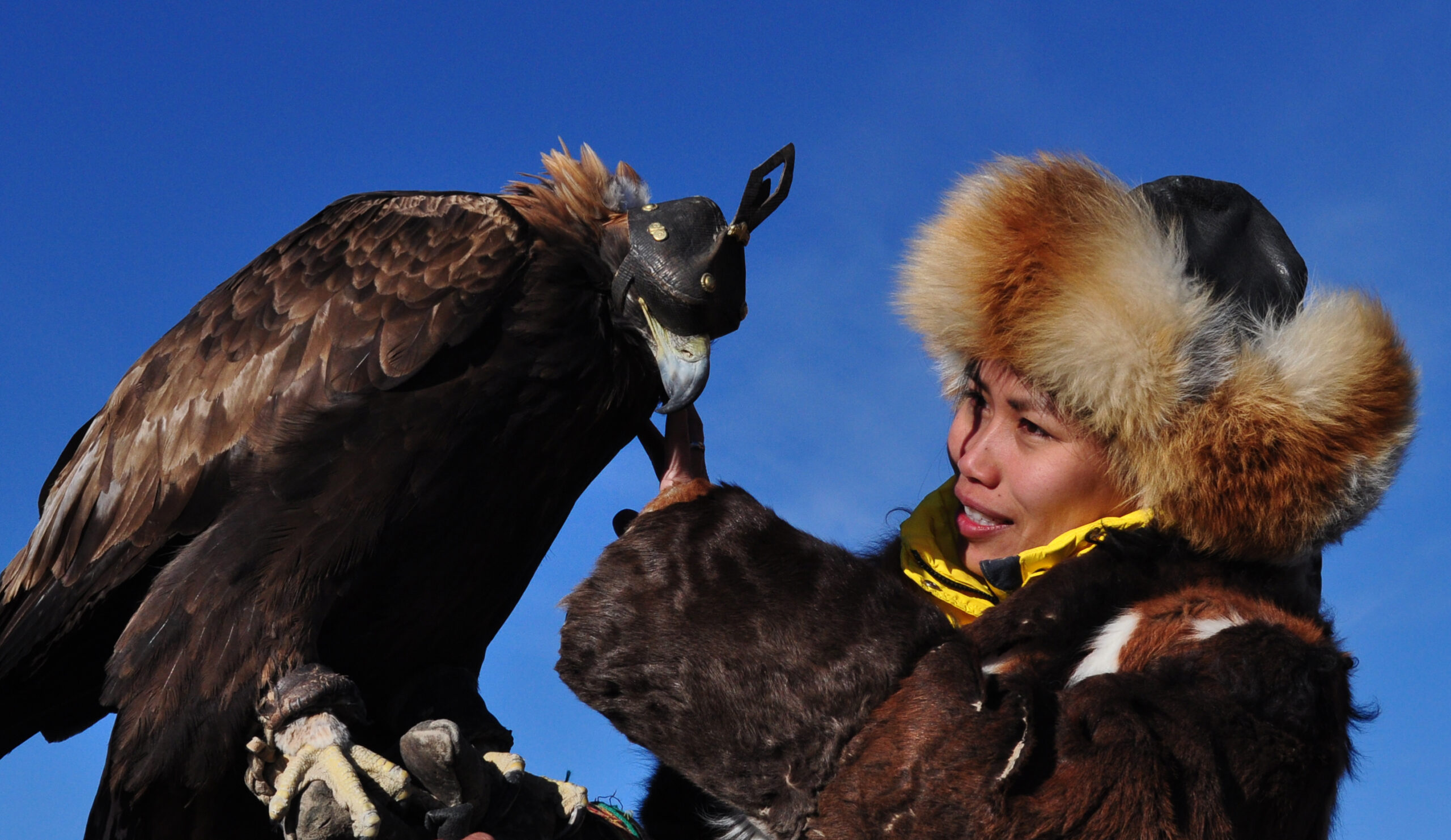 Mongolian Hunters and Eagles in 3D - Mongolian Hunters and Eagles in 3D