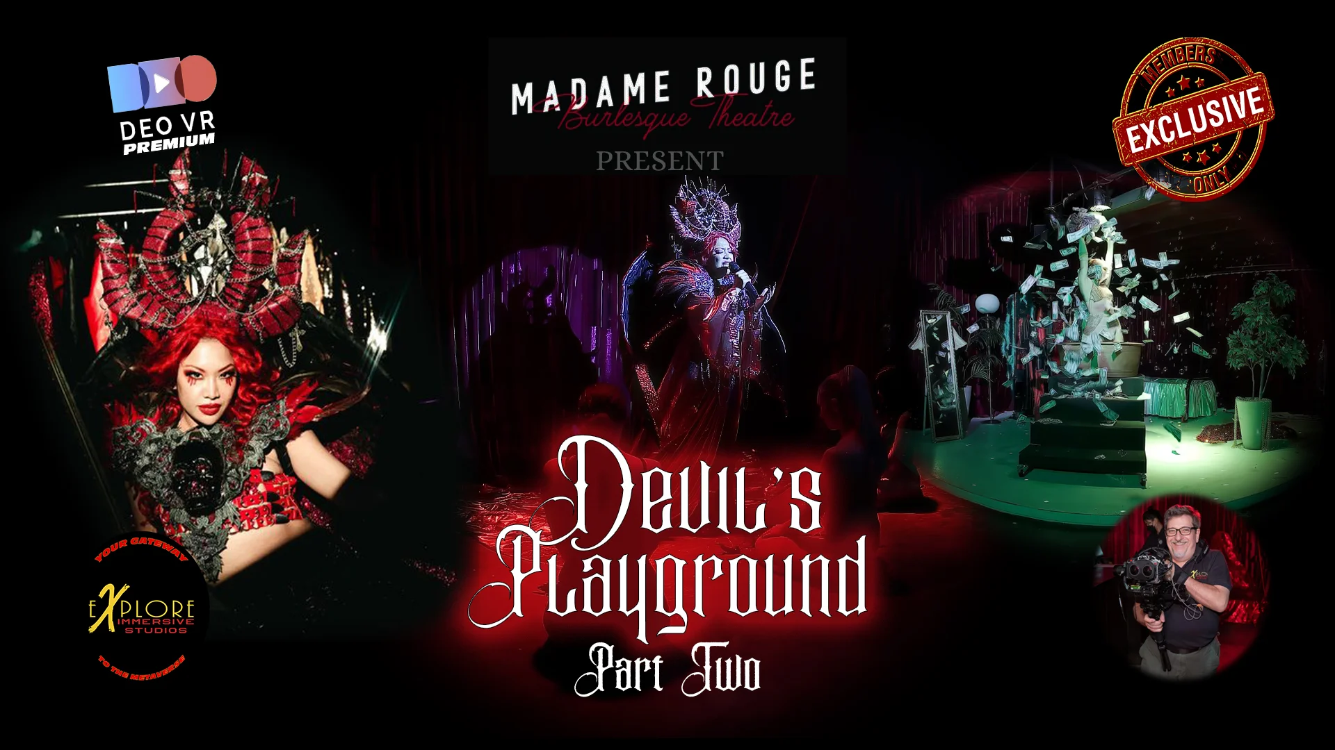 Madame Rouge Presents the Devils Playground Part Two - Come join Madame Rouge as she takes you on journey to the Devil's Playground.