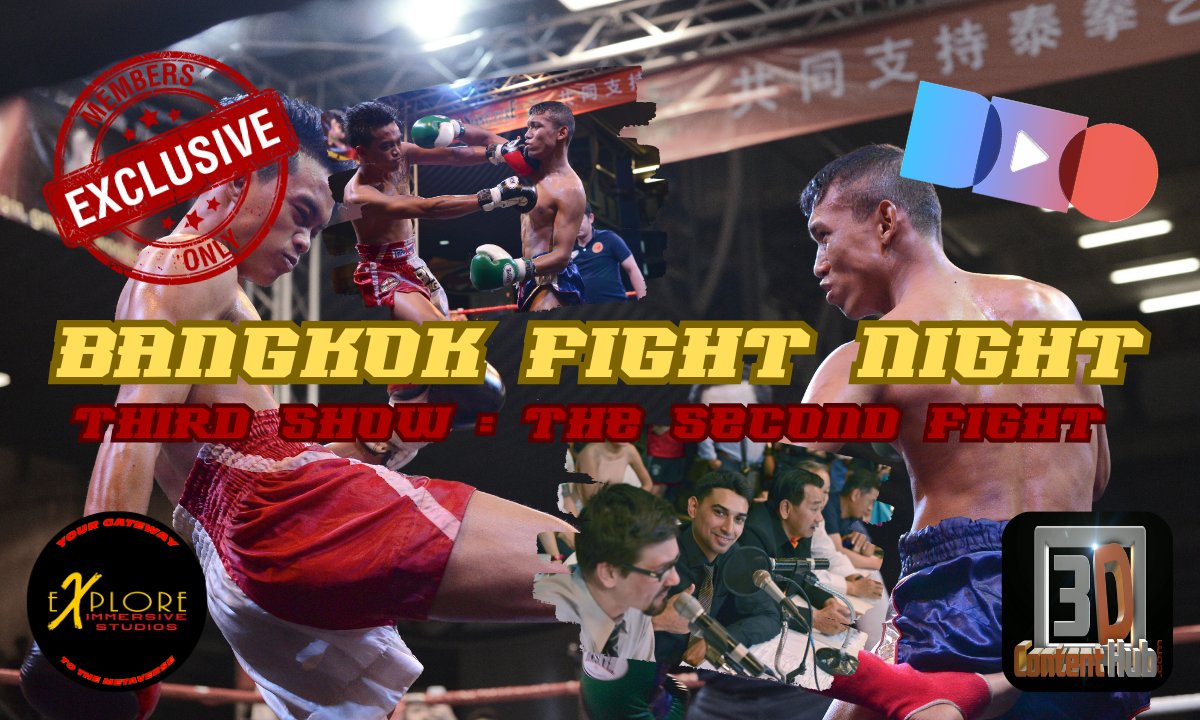 Bangkok Fight Night Show Three Second Fight Spatial 3D SBS - Bangkok Fight Night Show Three Second Fight 3D SBS #MuayThai #Boxing #fight #Thailand #Bangkok